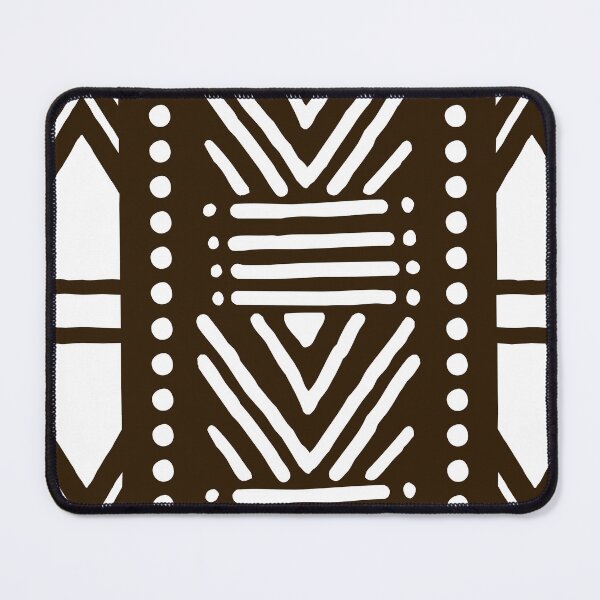 Item preview, Brown African Mud Cloth Bogolan Tribal Design designed and sold by funkyvibes.