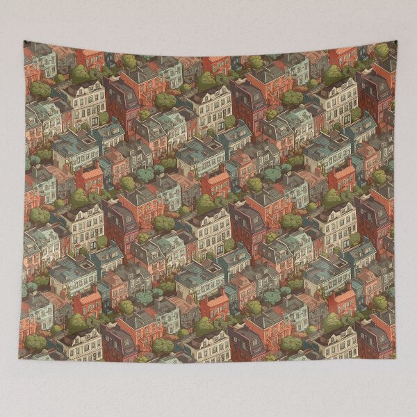Item preview, Brick Row House City designed and sold by GrowthRings.