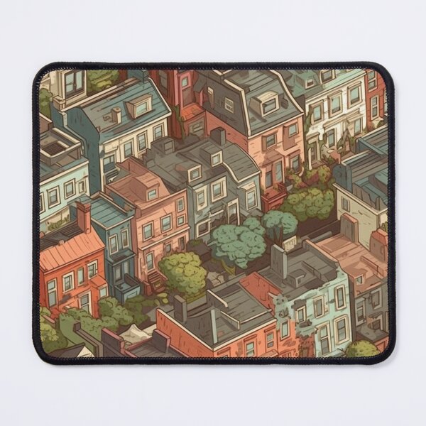 Item preview, Brick Row House City designed and sold by GrowthRings.