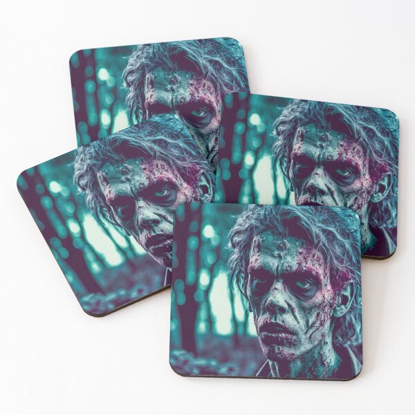Item preview, Weird Colorful Zombie Portrait 1 designed and sold by DoctorRot.