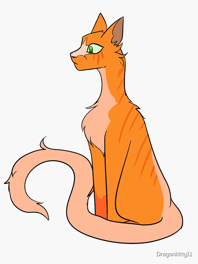 Warrior Cats Firestar Sticker by Golden Mane 