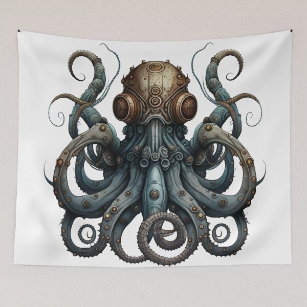 Item preview, Mechanical Octopus and Anchor designed and sold by QTurkey.