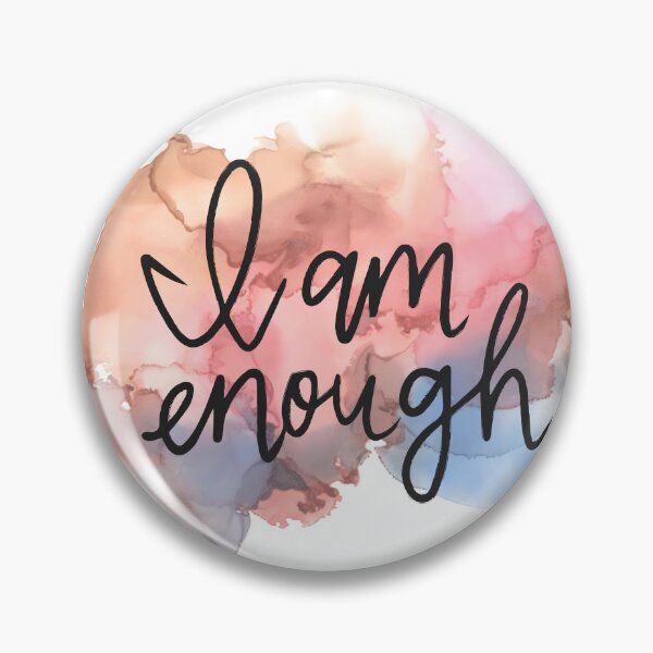 Item preview, I am enough- positive affirmation- manifest love- you are worth it!   designed and sold by Mrrs-co.