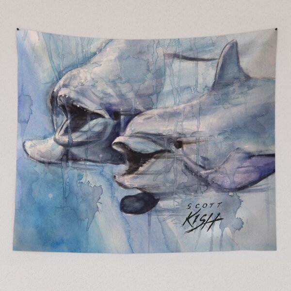 Item preview, Dolphin Painting by Scott Kish designed and sold by Scott Kish.