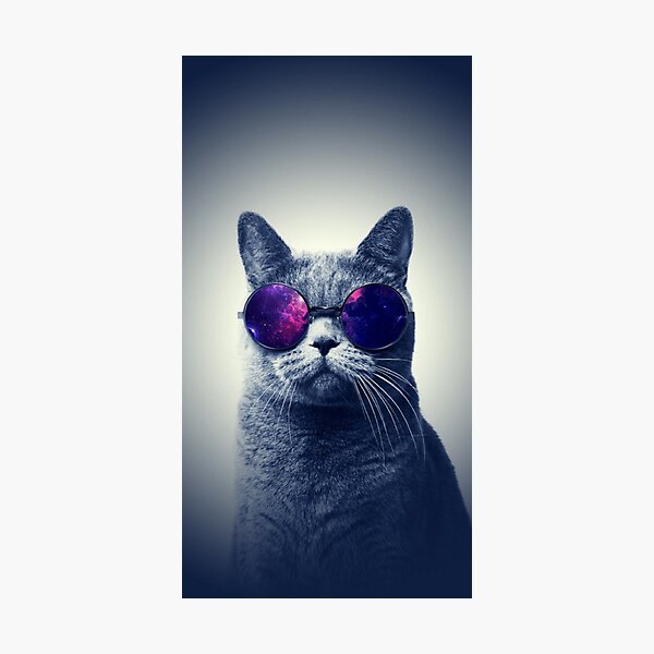 Item preview, Cat w/ Space Glasses designed and sold by two of spades.