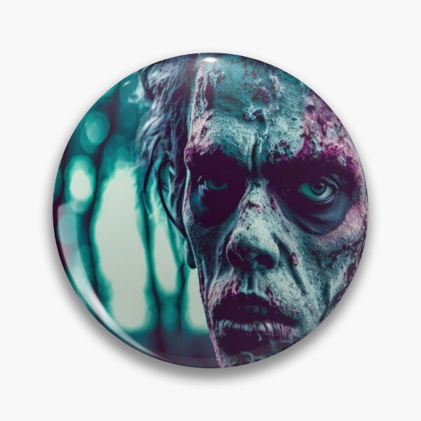 Item preview, Weird Colorful Zombie Portrait 1 designed and sold by DoctorRot.