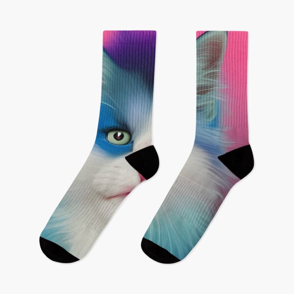 Item preview, Blue kitty, Purple Kittty,  designed and sold by Pjay McConnell.