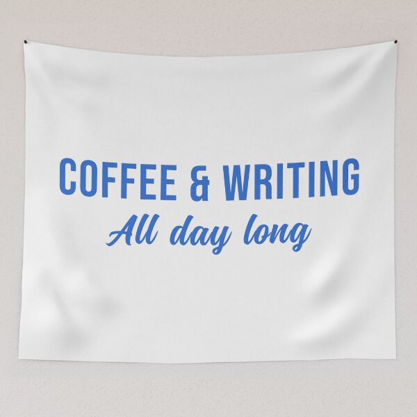 Item preview, Coffee and Writing All day long designed and sold by wingstar.