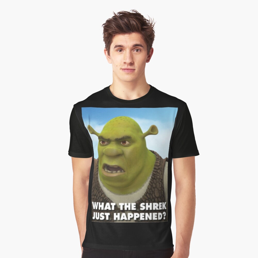 What the Shrek Just Happened Meme Canvas Print for Sale by Thehuskysshop