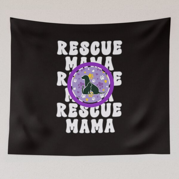 Item preview, Rescue Mama With Purple Emblem Is for Pet Rescue Mom designed and sold by Willow65625.