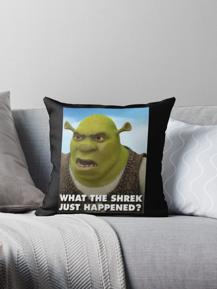 What the Shrek Just Happened Meme Canvas Print for Sale by Thehuskysshop