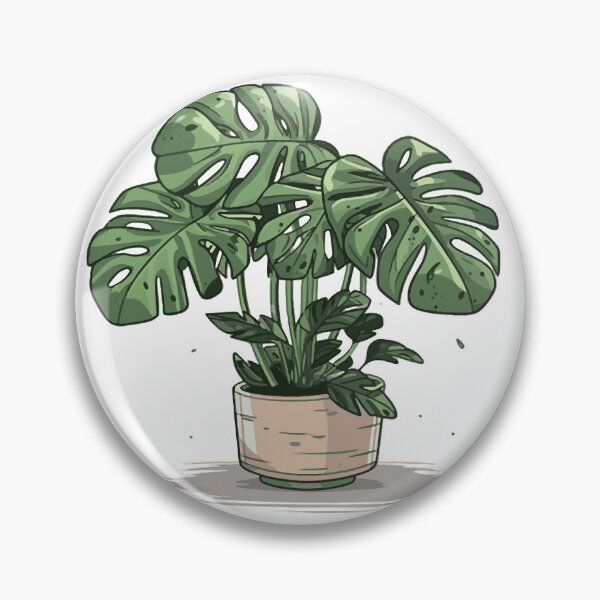 Item preview, Hermosa Maceta Monstera Deliciosa Dibujo Decoración Del Hogar Tropical Ilustración designed and sold by GrowthRings.