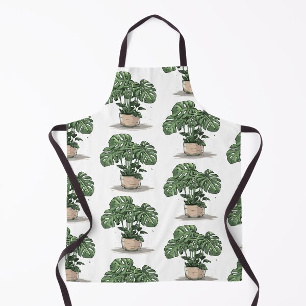 Item preview, Beautiful Potted Monstera Deliciosa Drawing Tropical Home Decor Illustration designed and sold by GrowthRings.