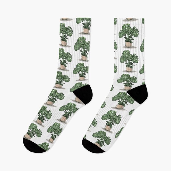 Item preview, Beautiful Potted Monstera Deliciosa Drawing Tropical Home Decor Illustration designed and sold by GrowthRings.