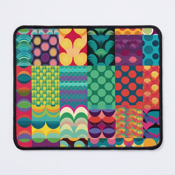 Item preview, colorful square pattern designed and sold by Rim0204.