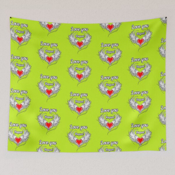 Item preview, Love you Raquel  designed and sold by Dido-shop-art ⭐⭐⭐⭐⭐.