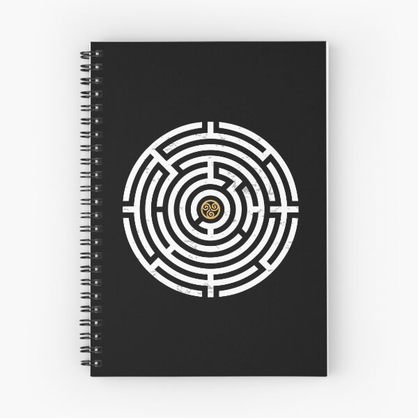 Item preview, LABYRINTH TRISKELION TRIPLE CELTIC SPIRAL  designed and sold by Madjack Tees Kiwi SuperStore.