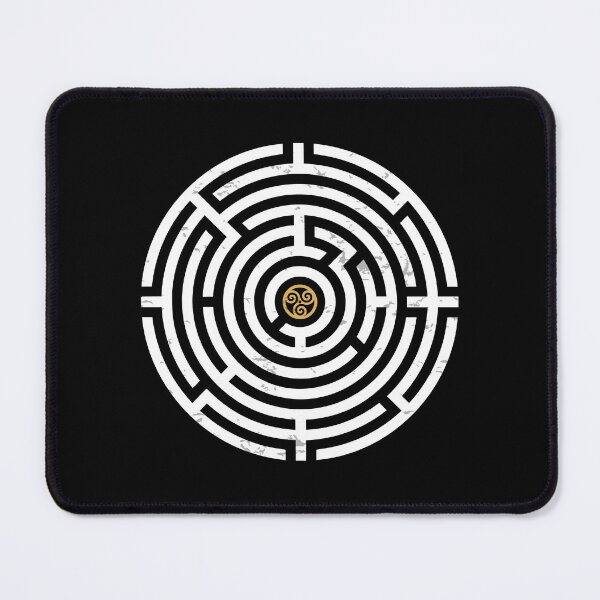 Item preview, LABYRINTH TRISKELION TRIPLE CELTIC SPIRAL designed and sold by Madjack Tees Kiwi SuperStore.