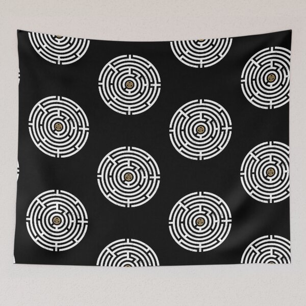 Item preview, LABYRINTH TRISKELION TRIPLE CELTIC SPIRAL  designed and sold by Madjack Tees Kiwi SuperStore.