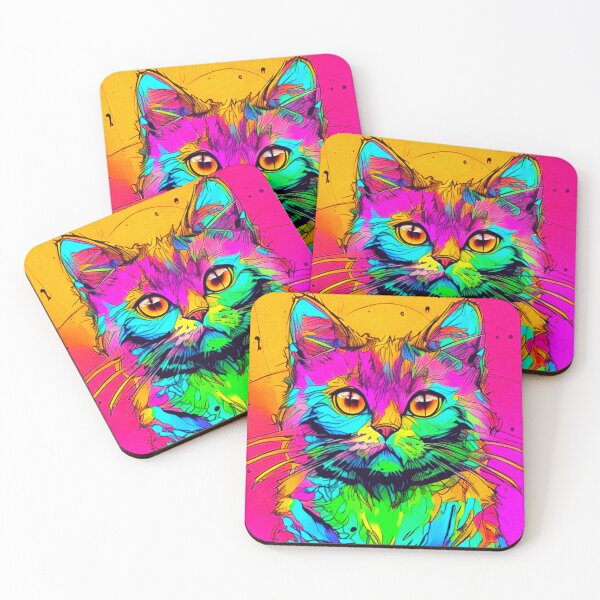 Item preview, Colorful Cat designed and sold by clerop.