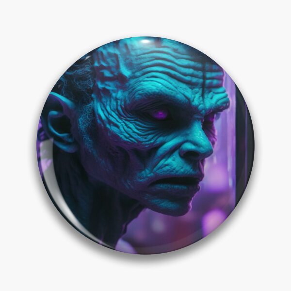 Item preview, Strange Bizarre Style Vintage Technicolor Alien 2 designed and sold by DoctorRot.