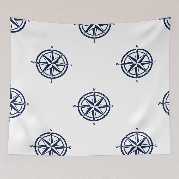 Item preview, Nautical compass designed and sold by DarlingMeadow.