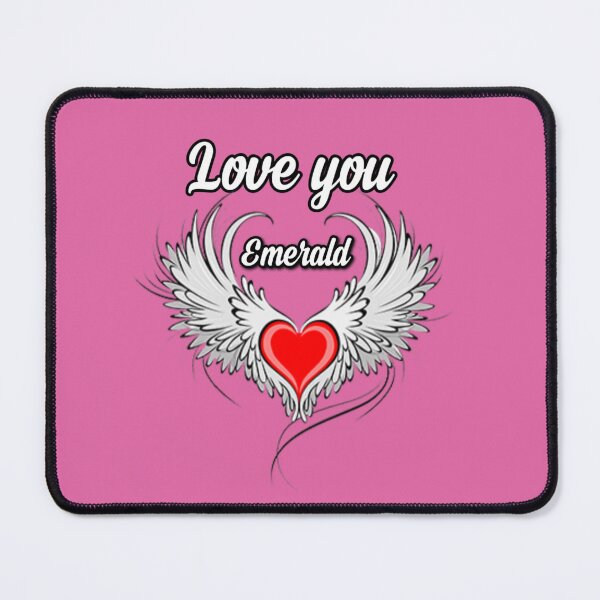Item preview, Love you emerald designed and sold by Dido-shop-art ⭐⭐⭐⭐⭐.