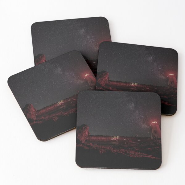 Item preview, Milky Way lighthouse shining red designed and sold by Ra5kar.