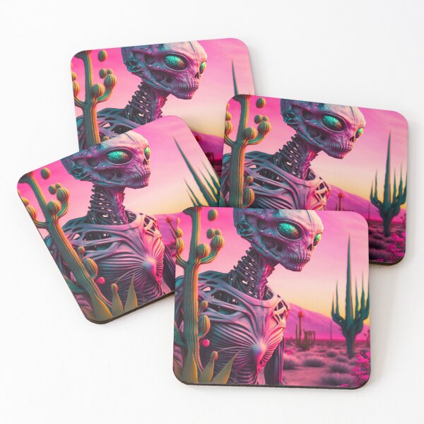 Item preview, Strange Bizarre Style Vintage Technicolor Alien 3 designed and sold by DoctorRot.
