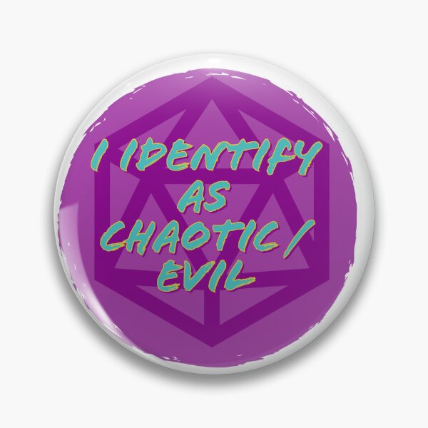 Artikelvorschau, I identify as chaotic/evil entworfen und verkauft von MxA19.