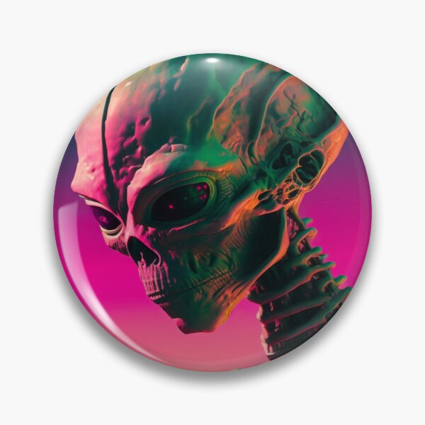 Item preview, Extraño estilo bizarro Vintage Technicolor Alien 4 designed and sold by DoctorRot.