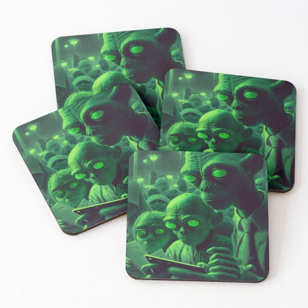 Item preview, Strange Bizarre Style Vintage Technicolor Alien 5 designed and sold by DoctorRot.