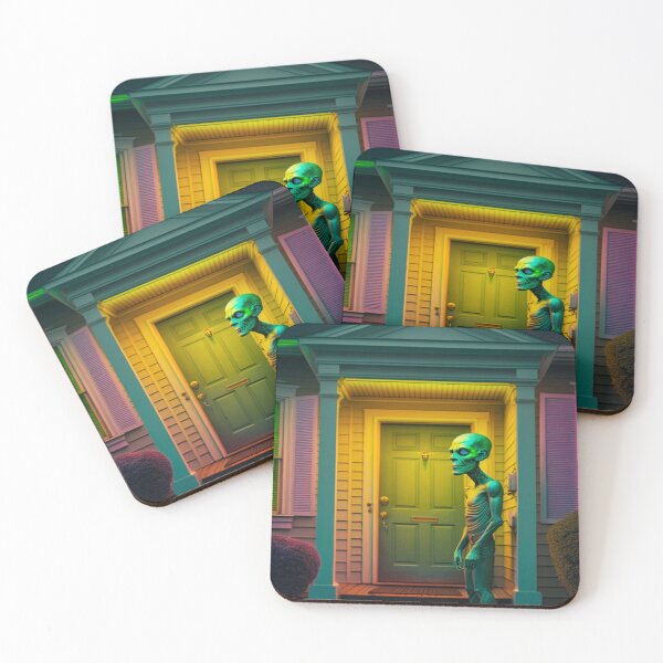 Item preview, Strange Bizarre Style Vintage Technicolor Alien 6 designed and sold by DoctorRot.
