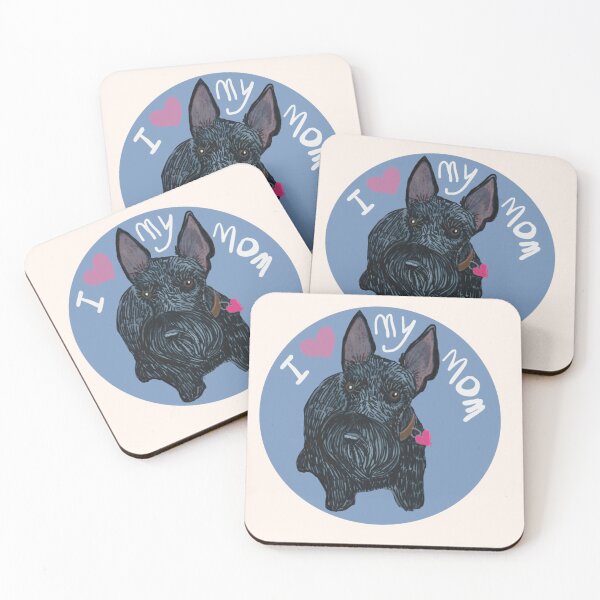 Item preview, Scottie Dog Loves Mom designed and sold by Janpaints22.