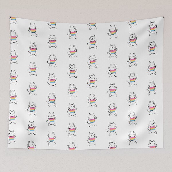 Item preview, Pansexual Pride Cat designed and sold by DoodlesnNoodlez.