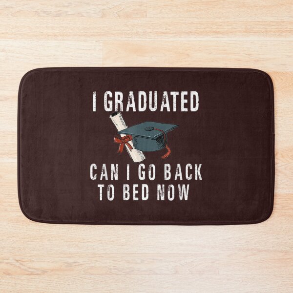 Item preview, I Graduated Can I Go Back To Bed Now Funny School  Long Sleeve  designed and sold by CuTeesdes.