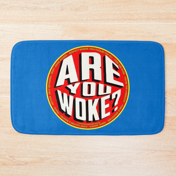 Artikelvorschau, PMD00712 Progressive Movement Designs lustiges Are You Woke-Design zeigt, dass Sie aufgewacht sind und progressive politische Ziele für progressive Demokraten und Unabhängige sowie Anhänger von Bernie Sanders unterstützen entworfen und verkauft von ProgressiveLeft.