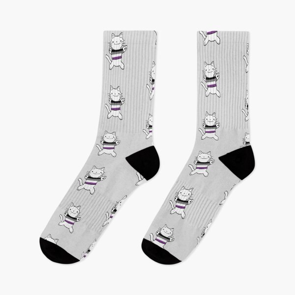 Item preview, Asexual Pride Cat designed and sold by DoodlesnNoodlez.