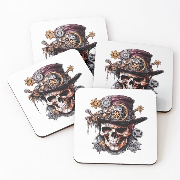 Item preview, Steampunk-themed skull. designed and sold by Patrick Brodeur.