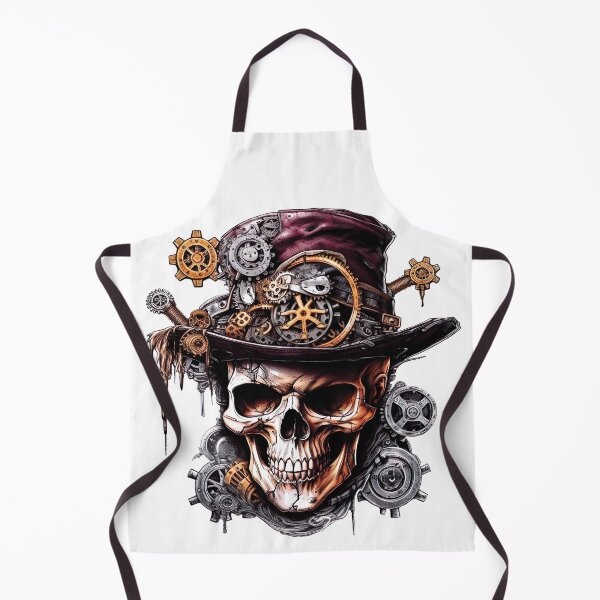 Item preview, Steampunk-themed skull. designed and sold by Patrick Brodeur.