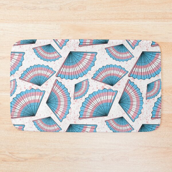 Item preview, Trans Flag Folding Fans Pink designed and sold by Love-Ina.