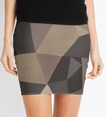 The digital pattern . "Leather patches" Mini Skirt