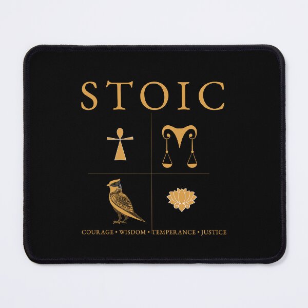 Item preview, Stoic virtues courage, wisdom, temperance, justice designed and sold by ahahdodo.