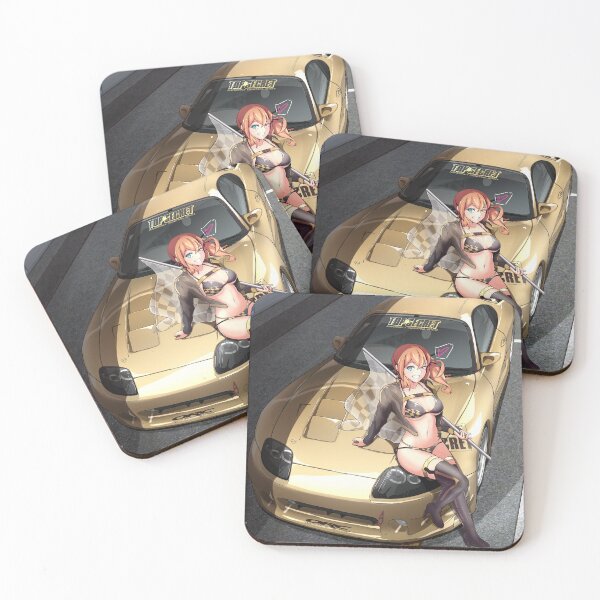 Item preview, Gold Supra JDM Anime Girl designed and sold by MattSherman.