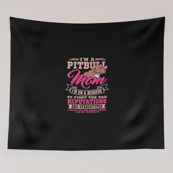 Item preview, Pitbull Mom Pit Bull Terrier Owner Dog Breeders Mommy T-Shirt designed and sold by Rosalina412.
