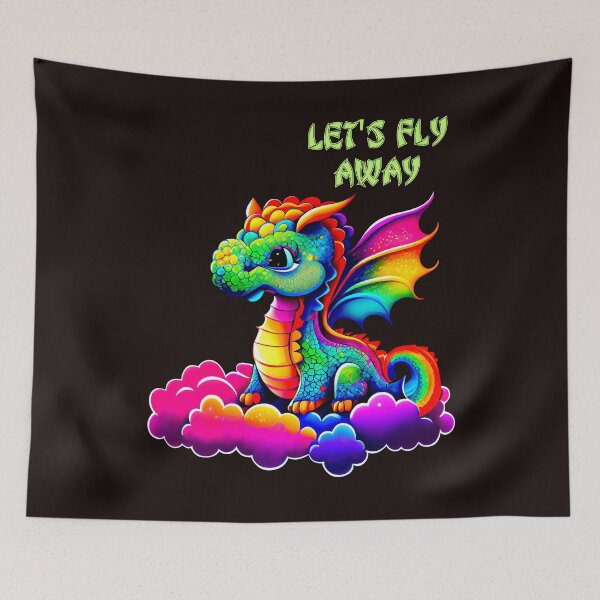 Item preview, Vintage Chinese Cartoon Dragon Art designed and sold by joseech.