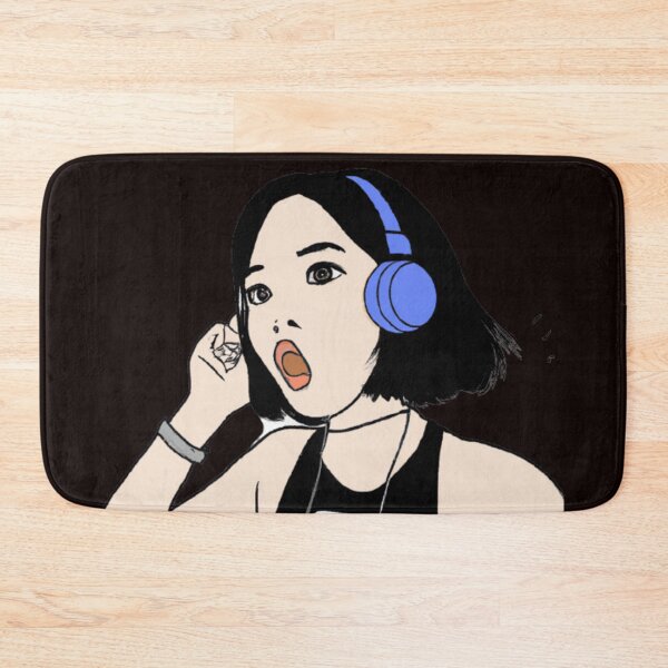 Item preview, kpop fan listening music (pop art) designed and sold by arorar.