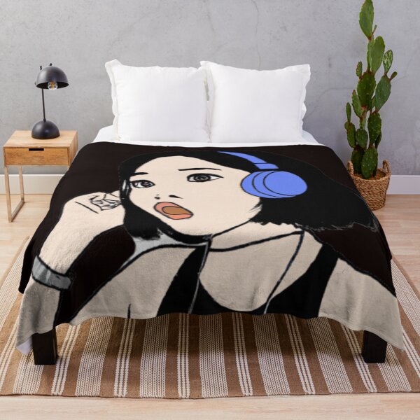 Item preview, kpop fan listening music (pop art) designed and sold by arorar.