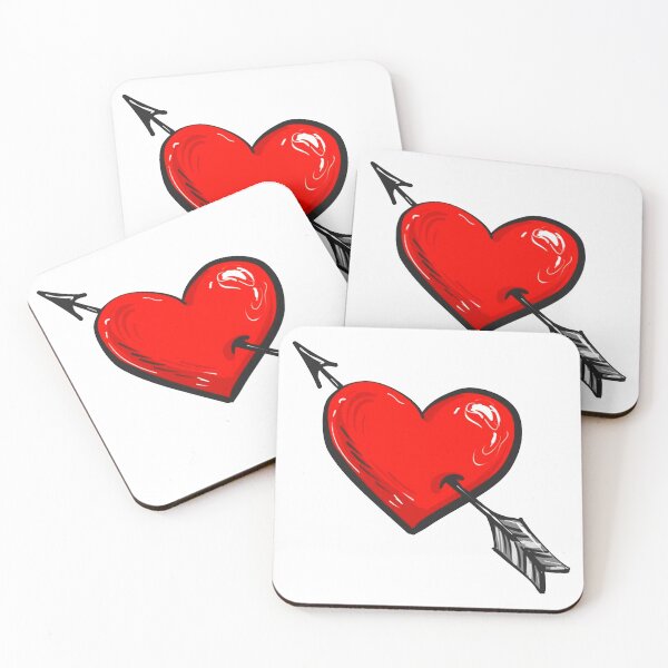 Item preview, Traditional Arrow in Loving Heart Tattoo designed and sold by Cesar Caligula.
