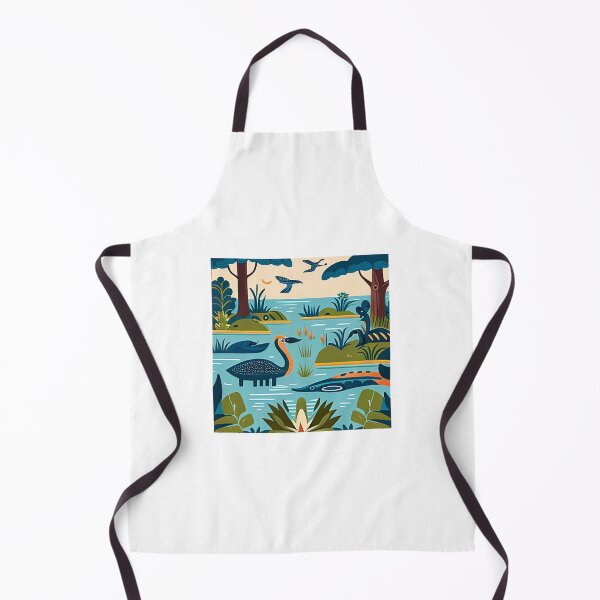 Item preview, Everglades National Park Scandinavian Folk Art Style designed and sold by PikoApparel.